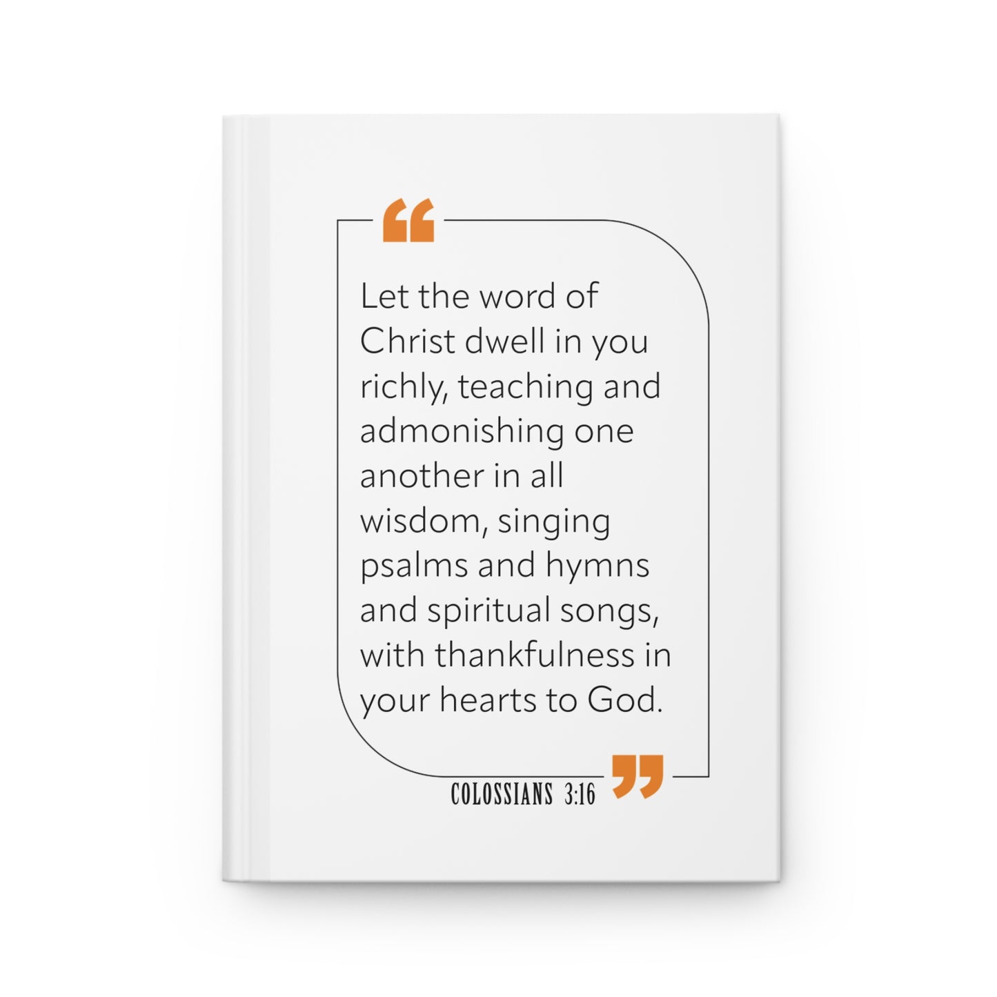 Colossians 3:16 Journal