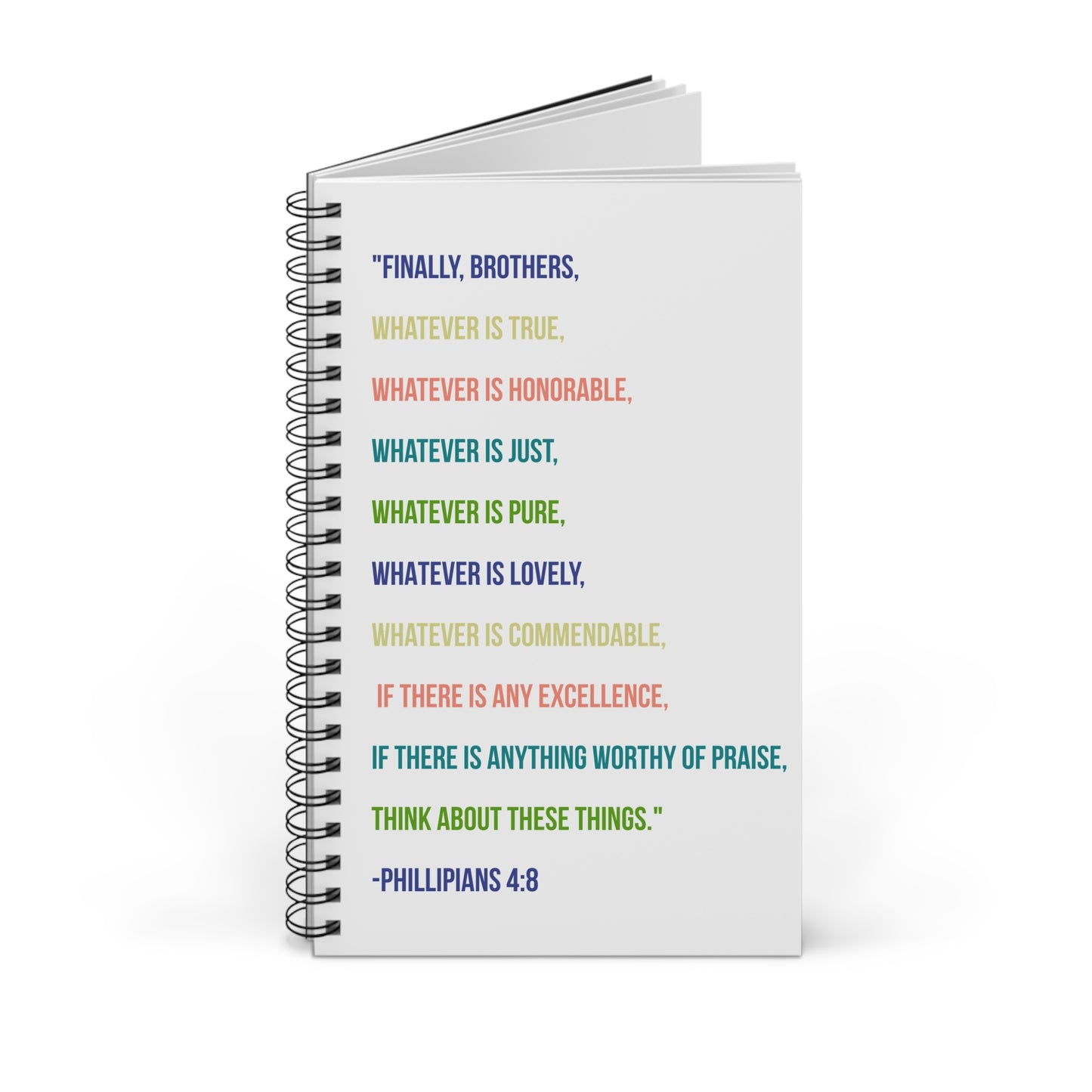 Think Of These Things Journal (Phil. 4:8)
