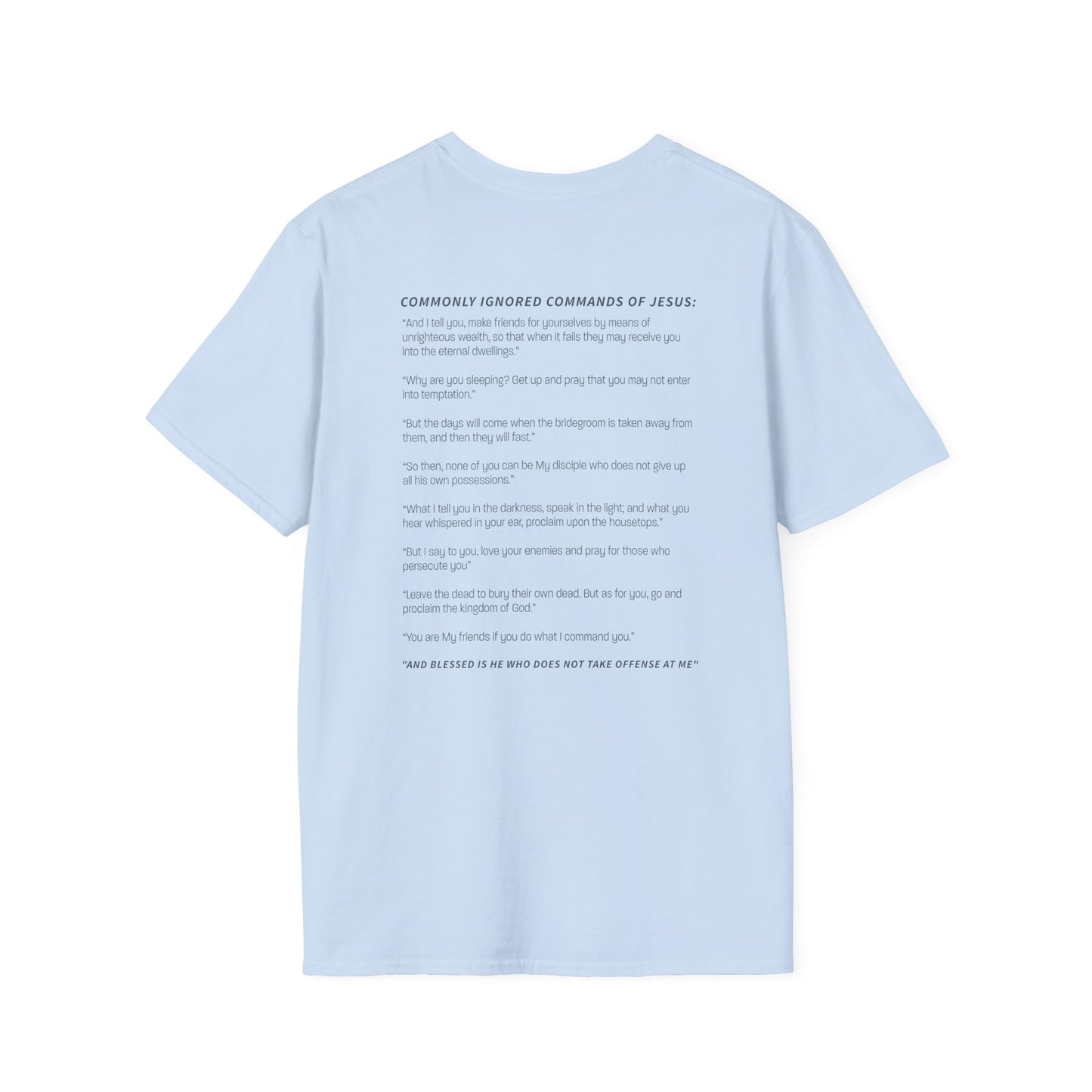 Commands of Jesus T-shirt
