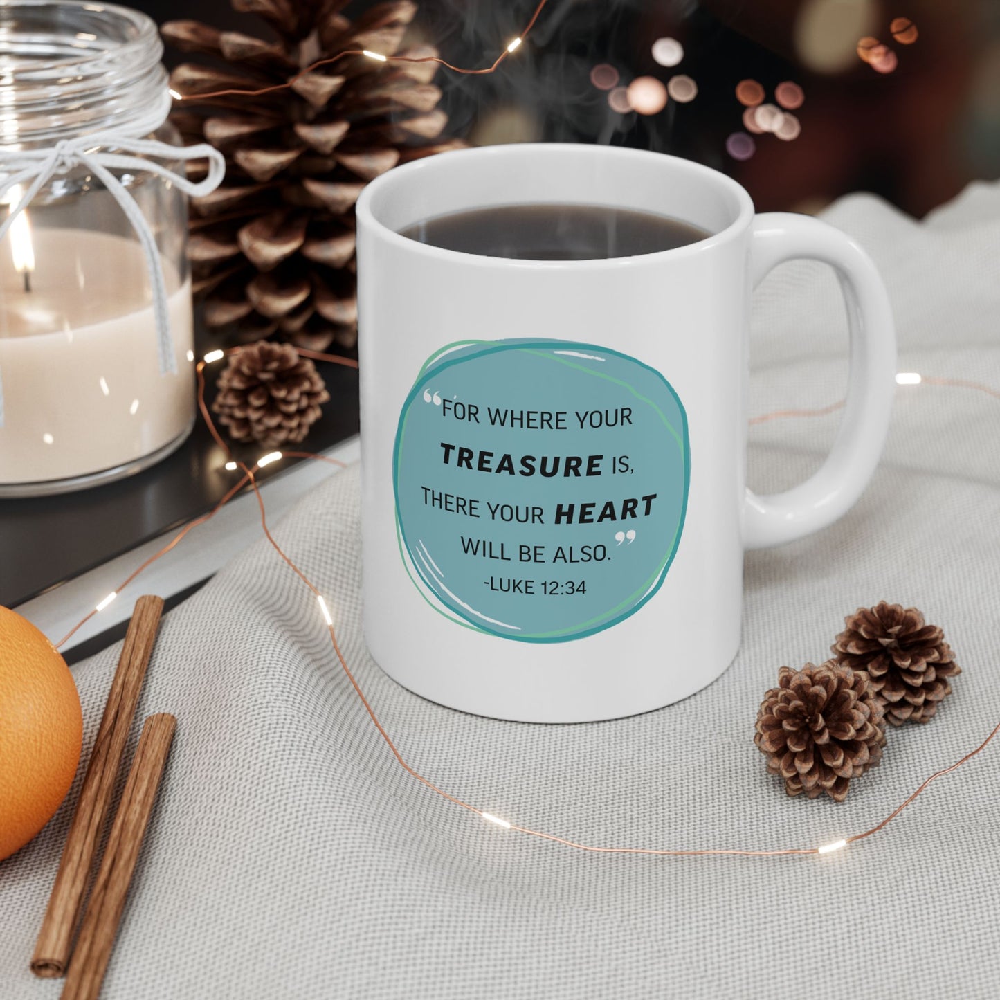 Treasure Mug (Luke 12:34)