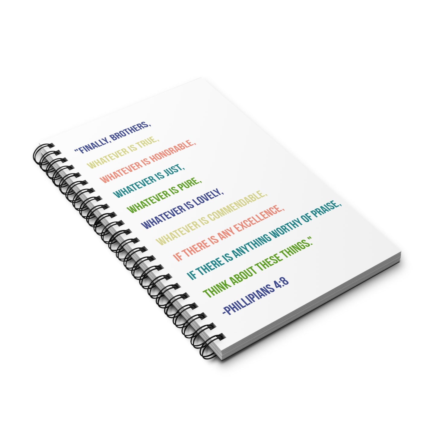 Think Of These Things Journal (Phil. 4:8)