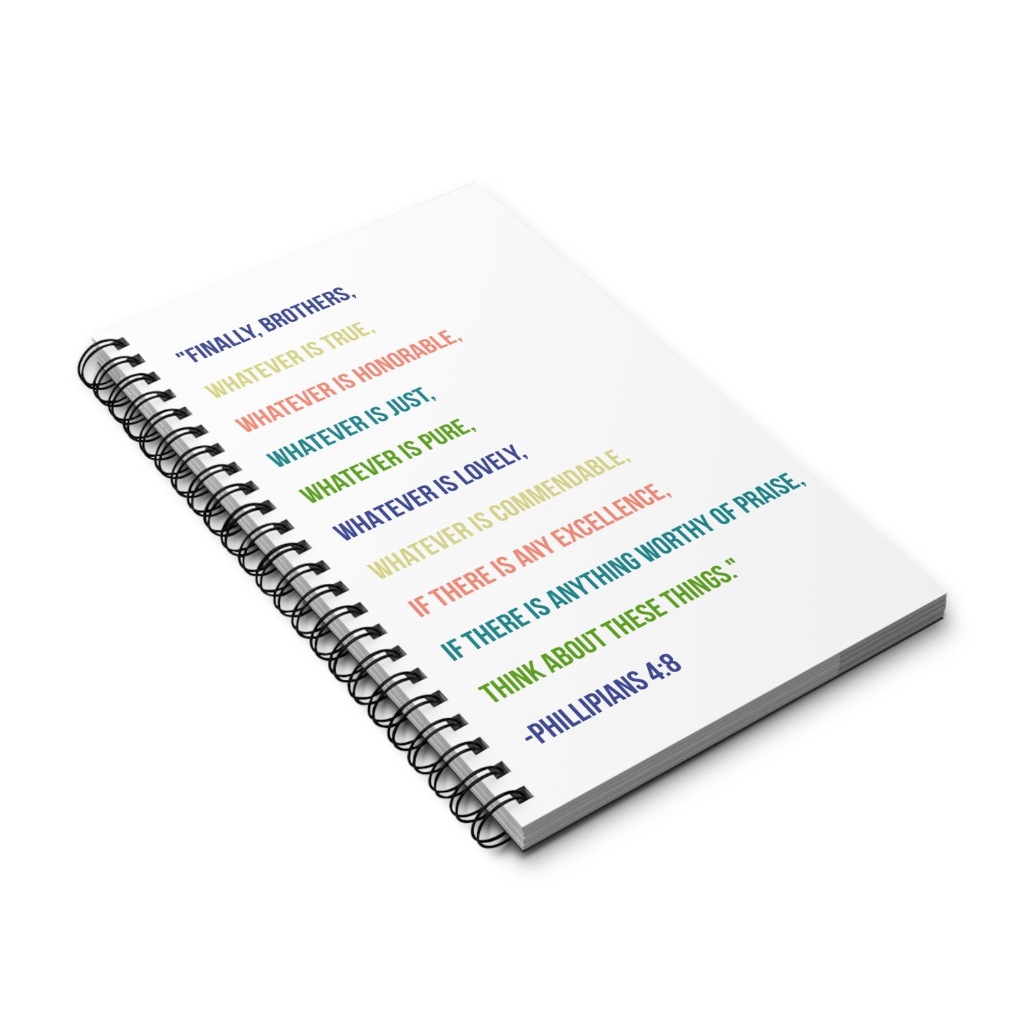 Think Of These Things Journal (Phil. 4:8)