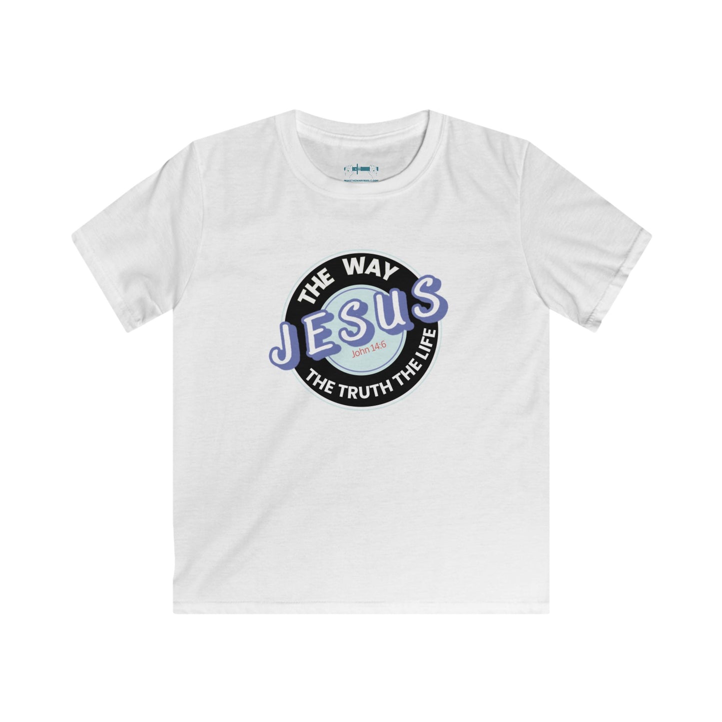 John 14:16 Kids Tee - "The Way, The Truth, The Life"