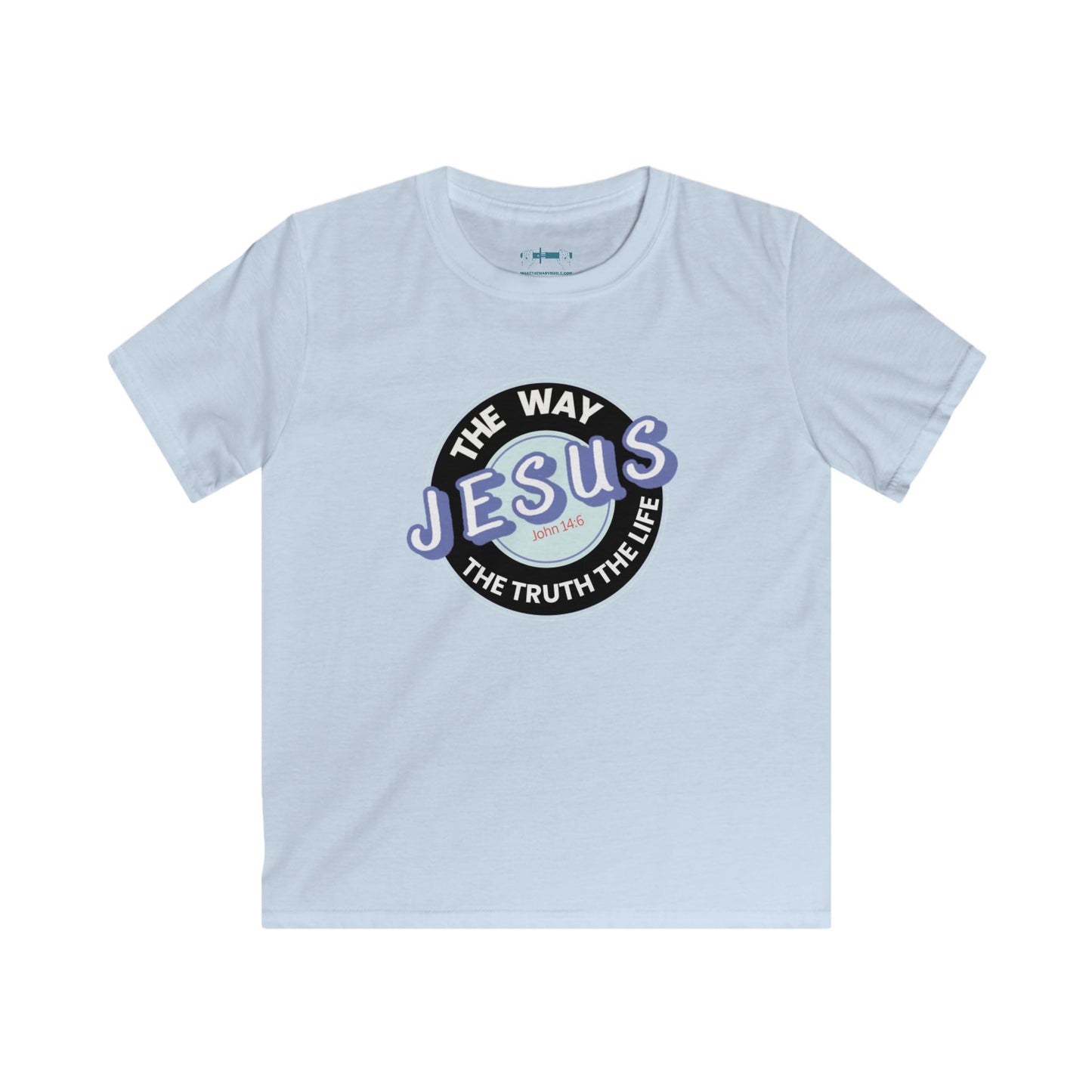 John 14:16 Kids Tee - "The Way, The Truth, The Life"