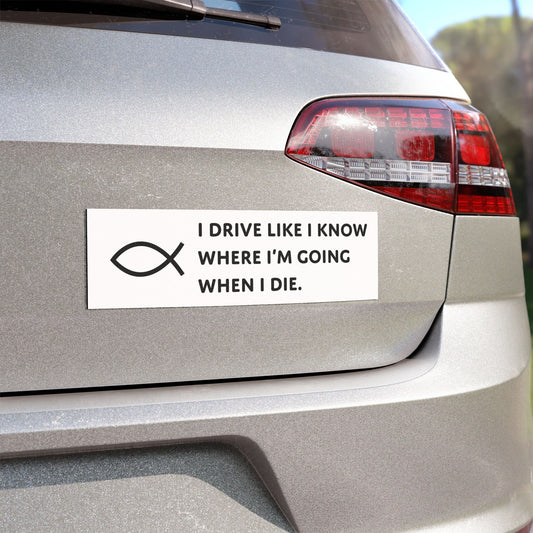 I Know Where Im Going Car Magnet