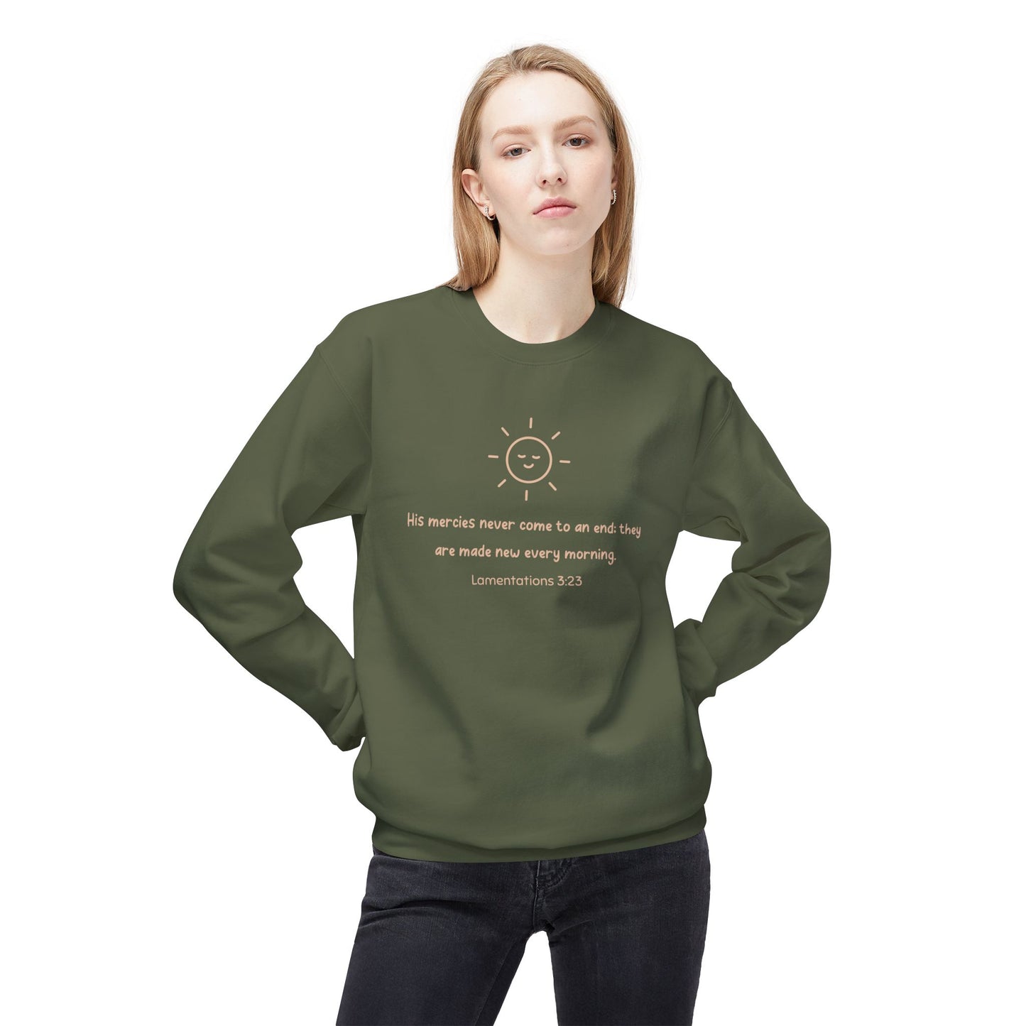 Mercies Made New Ladies Crewneck