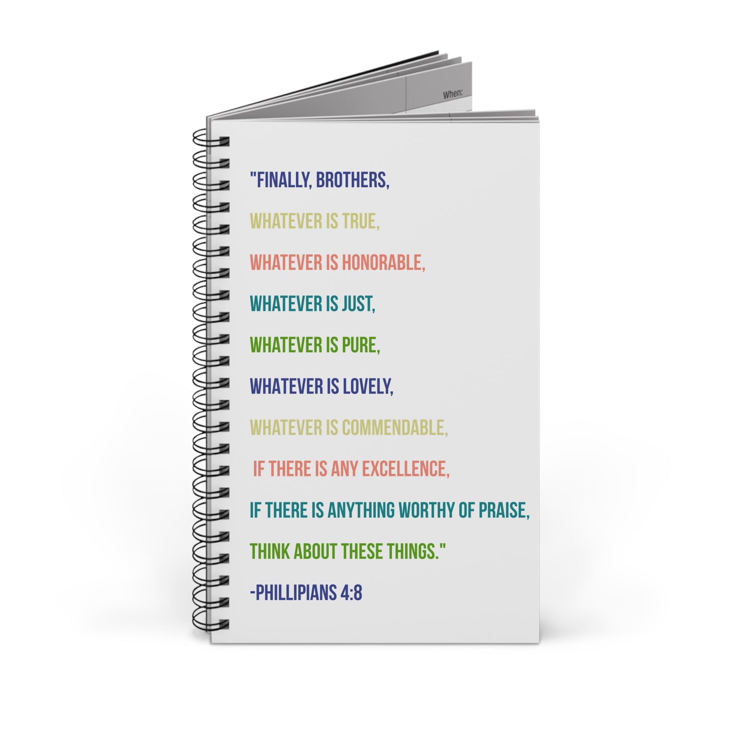 Think Of These Things Journal (Phil. 4:8)