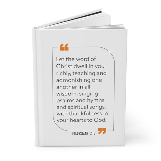 Colossians 3:16 Journal