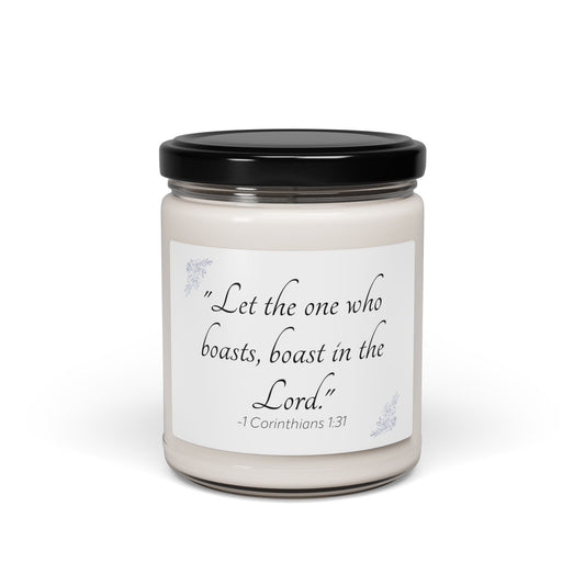 Boast In The Lord Candle