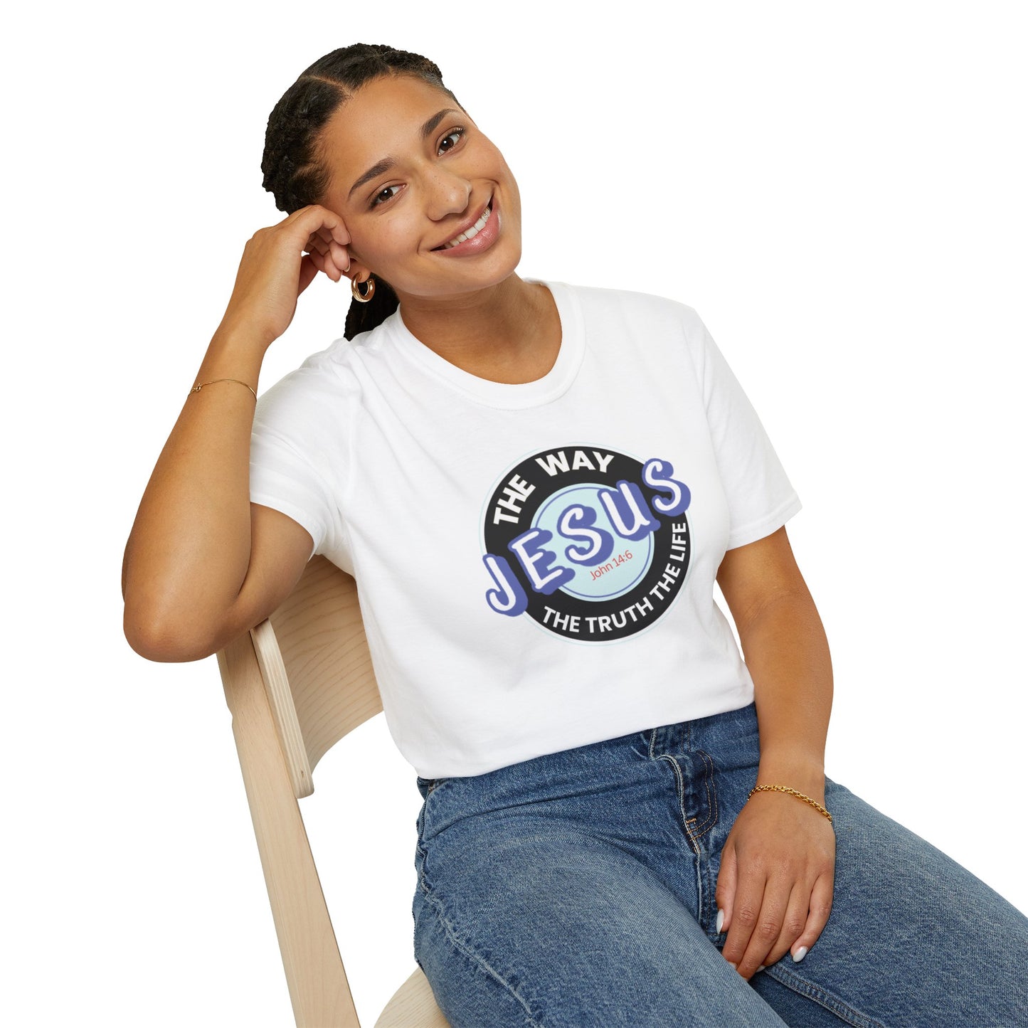 Unisex Softstyle T-Shirt: John 14:16