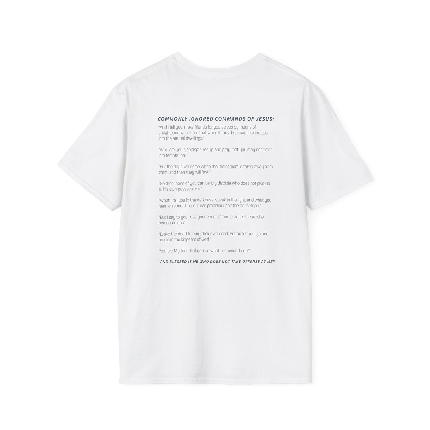 Commands of Jesus T-shirt